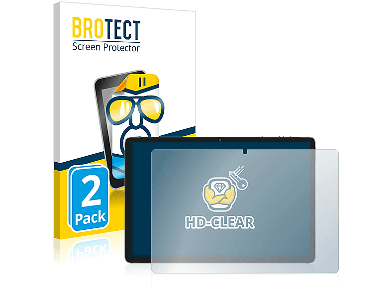 BROTECT 2x klare Schutzfolie(für Jumper Ezpad M10S) | Tabletschutzfolien