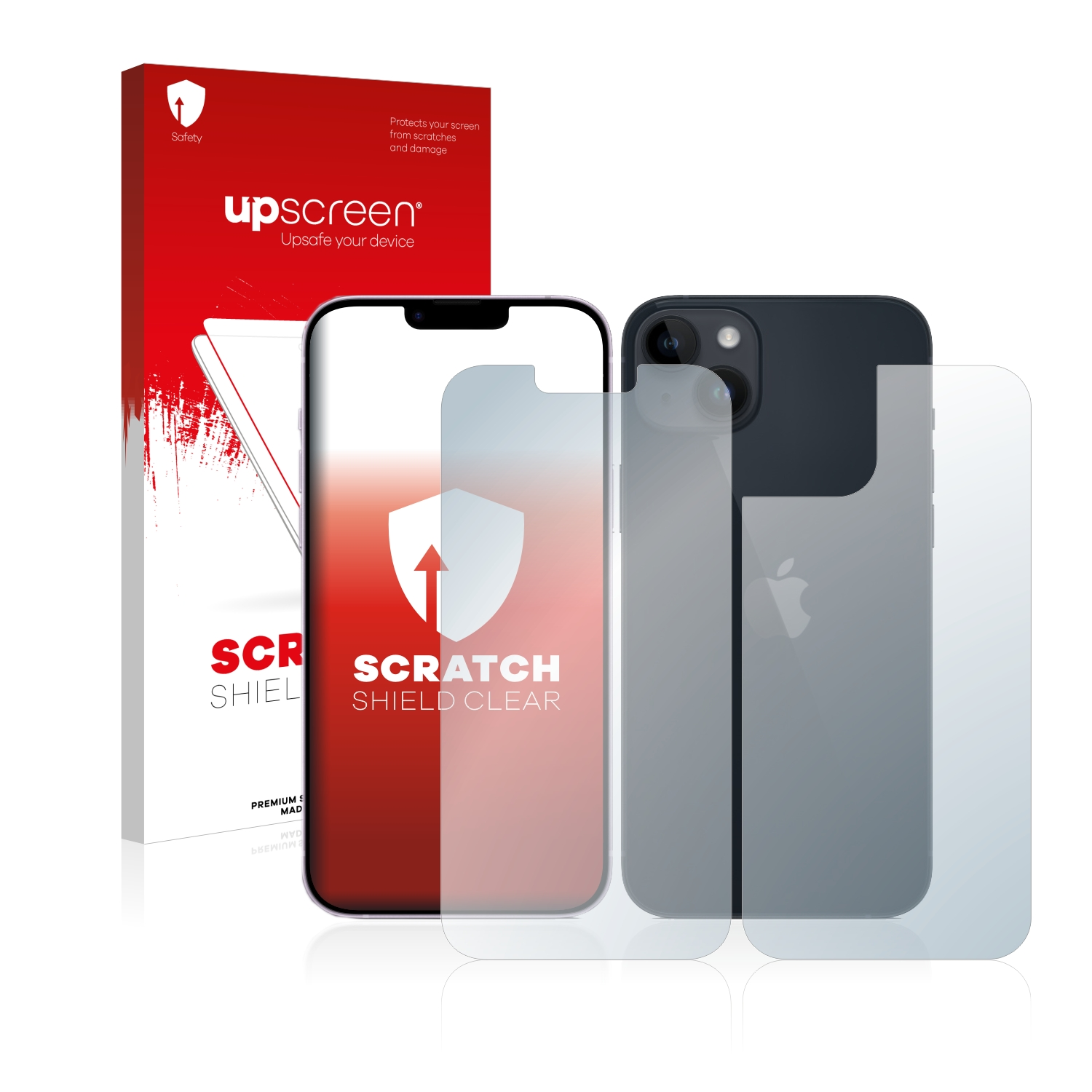 Kratzschutz Plus) Schutzfolie(für UPSCREEN 14 iPhone klare Apple