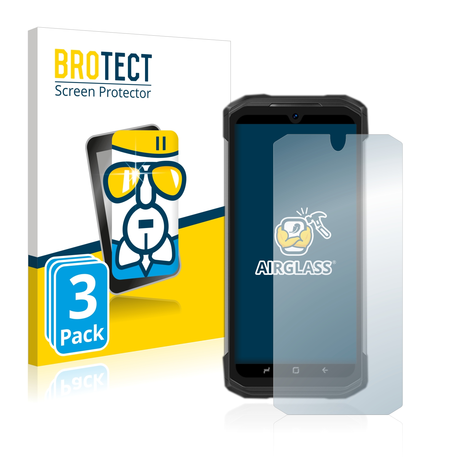 BROTECT 3x Airglass klare Schutzfolie(für S98 Pro) Doogee