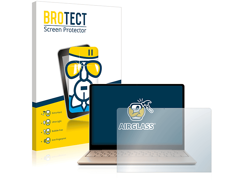 BROTECT Airglass klare Schutzfolie(für Microsoft Surface Laptop Go 2 Business 12.4\