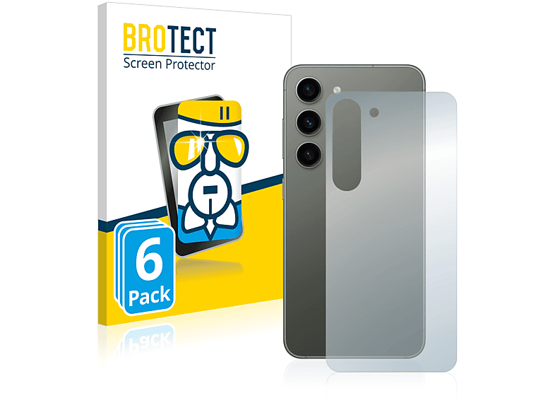 BROTECT 6x Airglass klare Schutzfolie(für S23 Galaxy Plus) Samsung