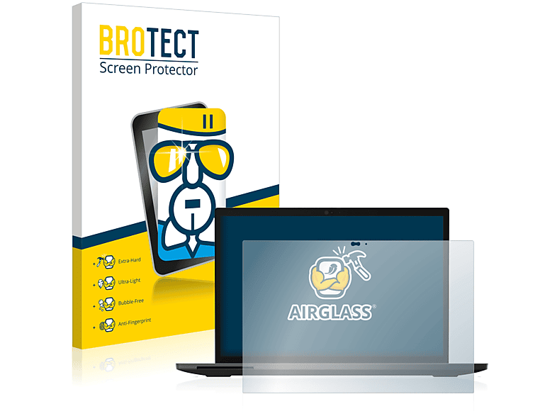 BROTECT Airglass klare Schutzfolie(für Lenovo ThinkPad L13 Yoga Gen 3)
