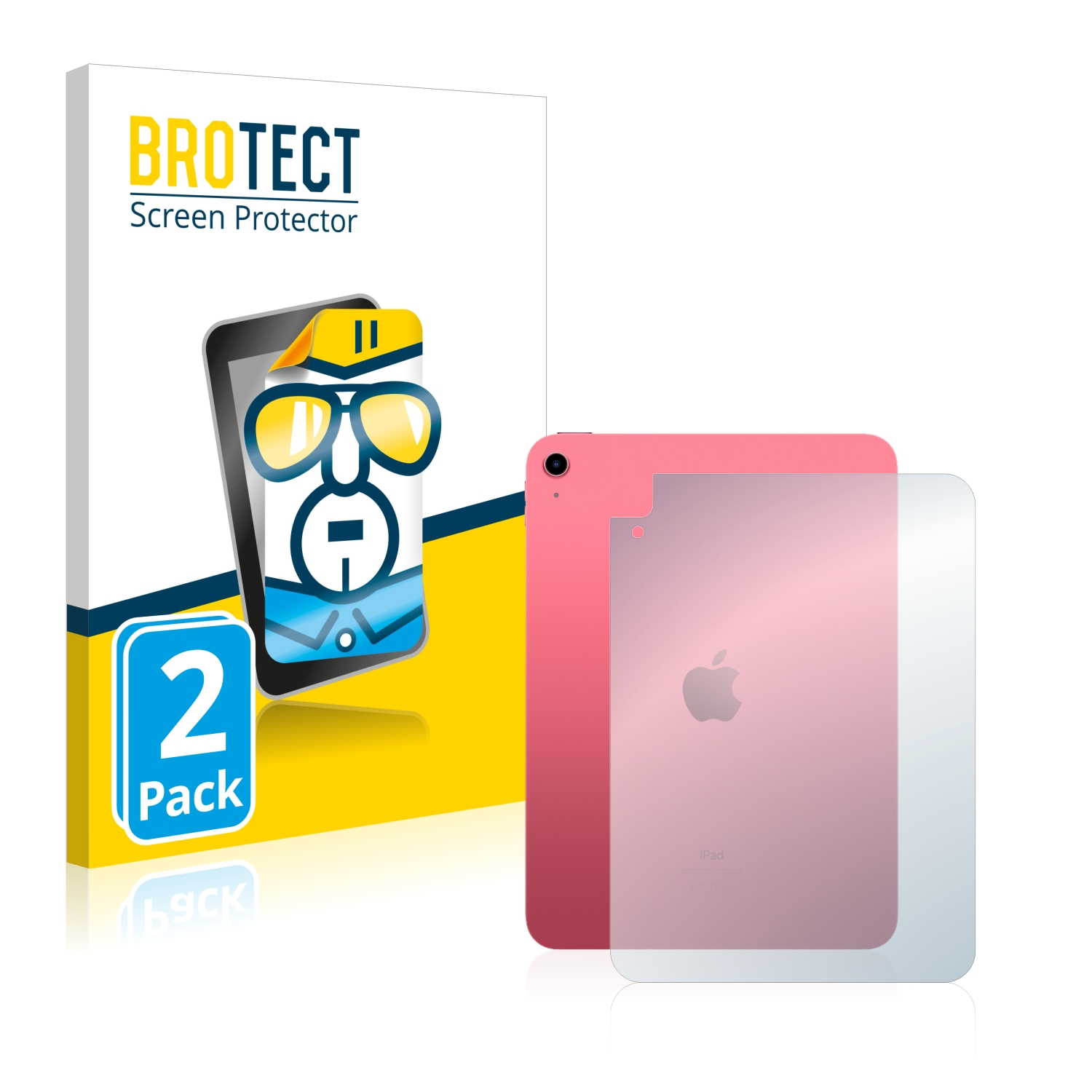 BROTECT 2x klare Schutzfolie(für Apple iPad (10. 2022 10.9\