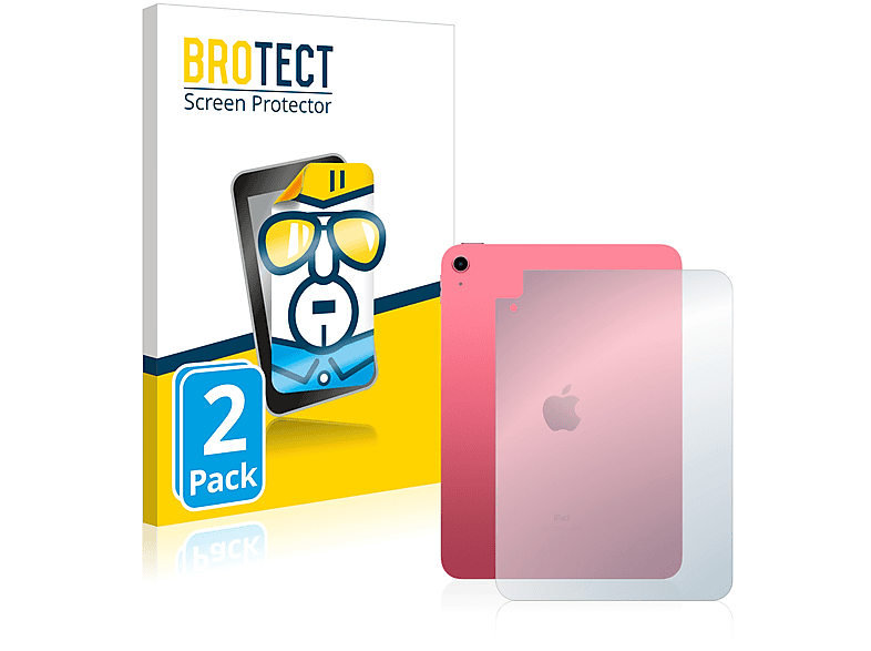 BROTECT 2x klare Schutzfolie(für Apple iPad 10.9\