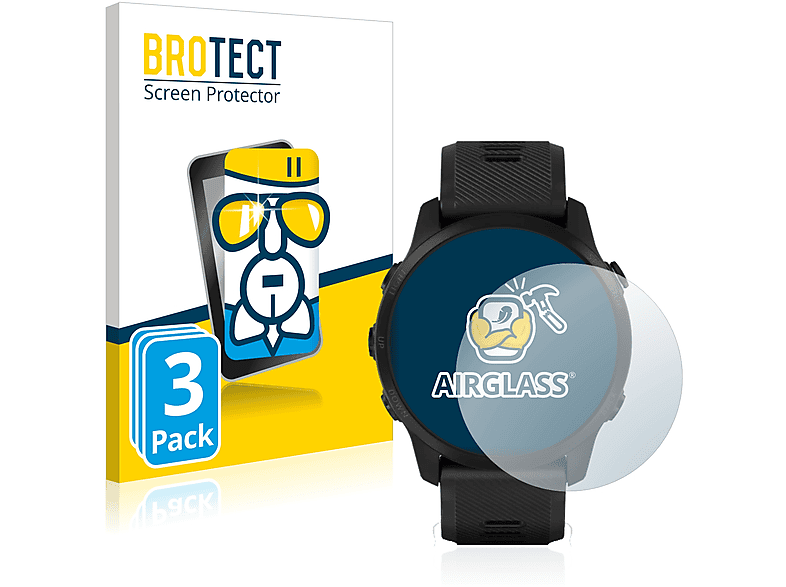 BROTECT AirGlass Panzerfolie Für Garmin Forerunner 945 LTE – 9H Kratzfest, Ultraklar & Made In Germany