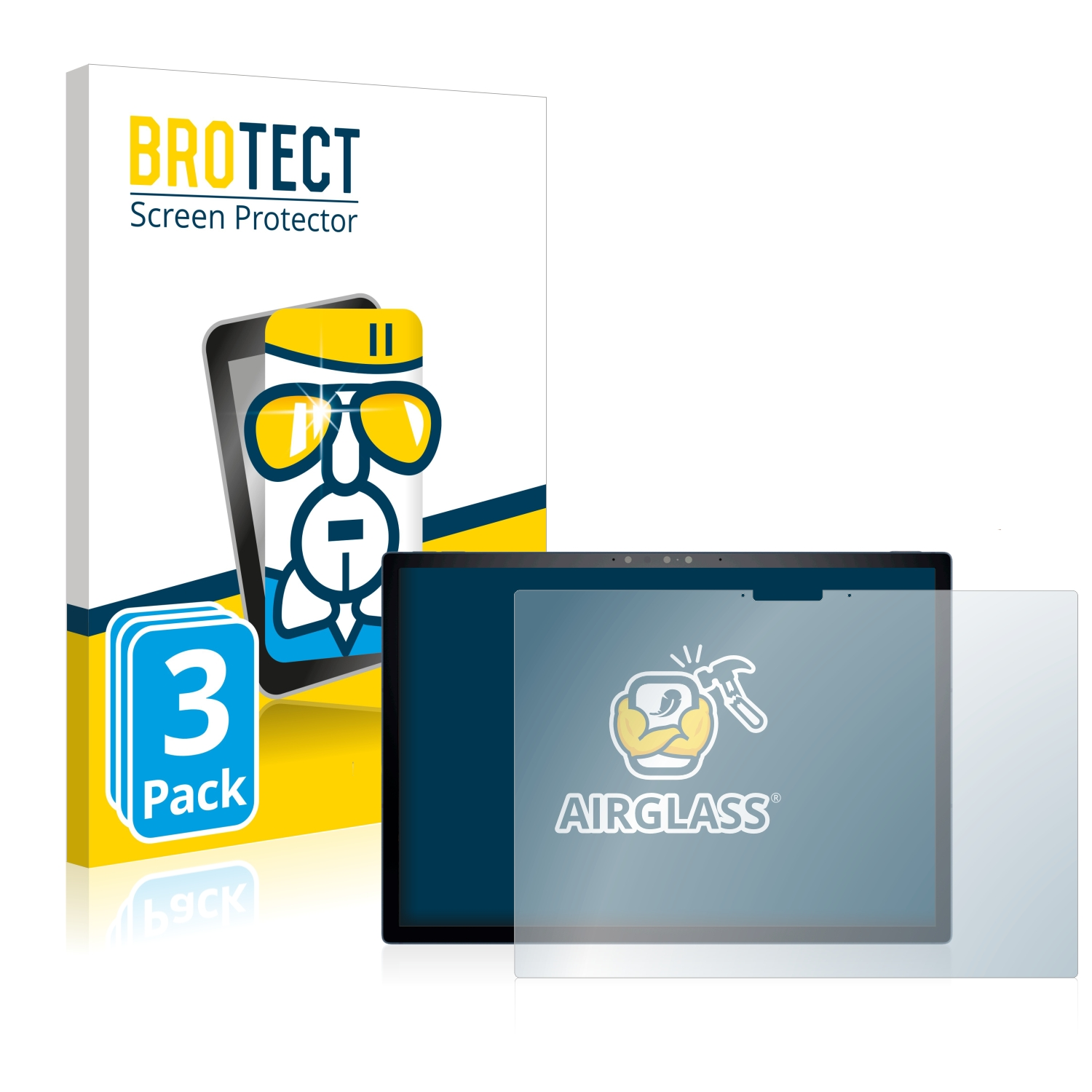BROTECT 3x Airglass klare Schutzfolie(für 13 2-in-1) XPS 9315 Dell