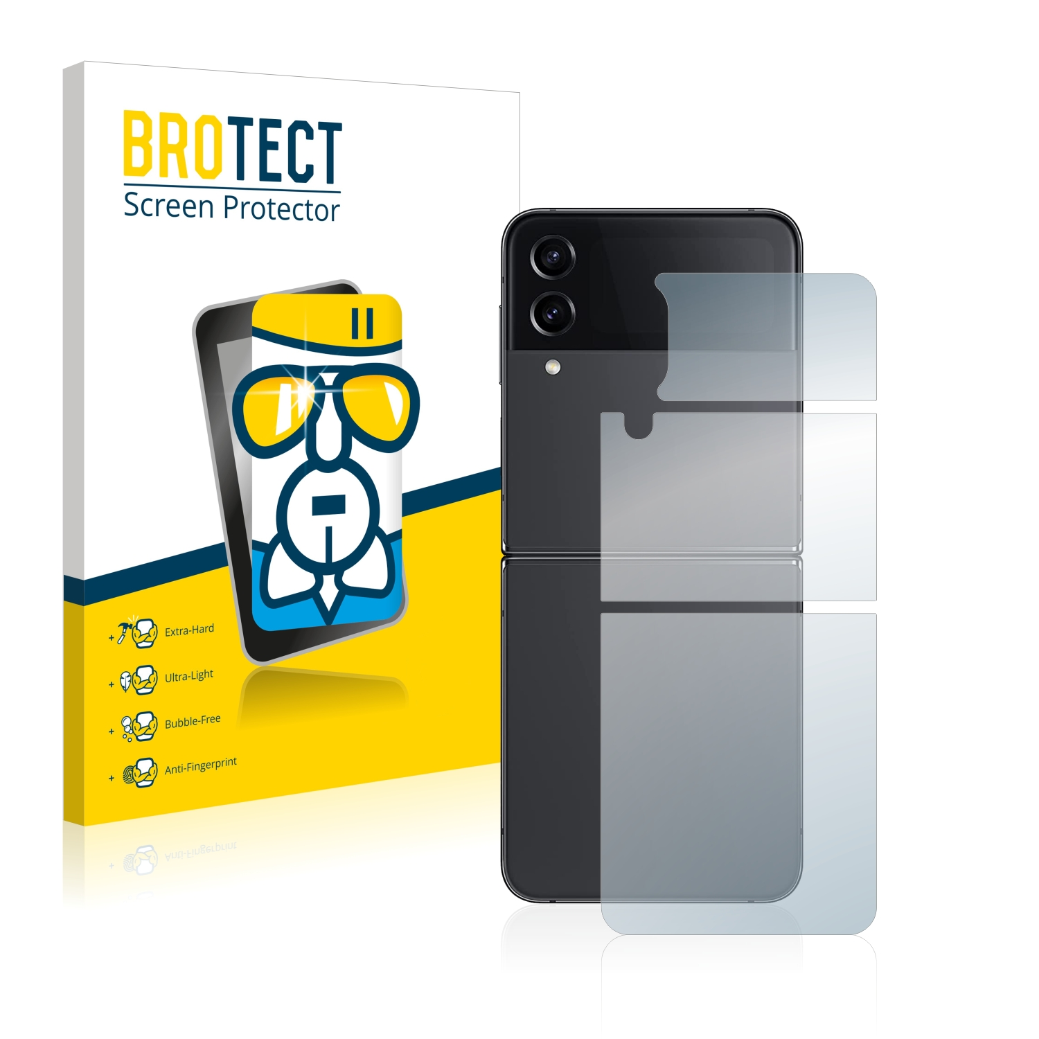 Schutzfolie(für Airglass klare Z BROTECT 4) Samsung Galaxy Flip