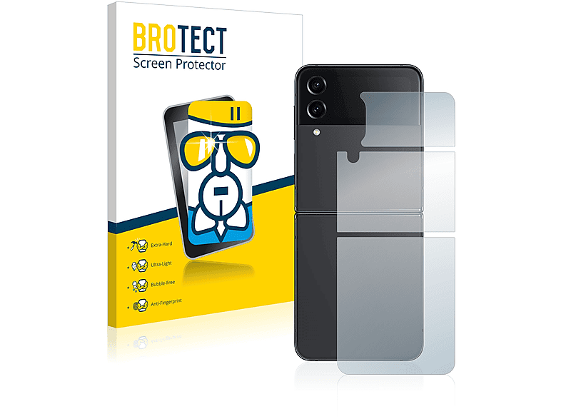 BROTECT Airglass klare Schutzfolie(für Samsung Flip Galaxy 4) Z
