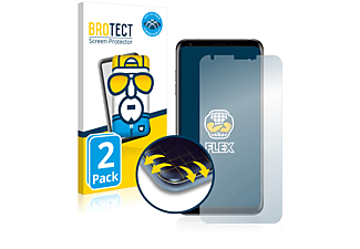 BROTECT 2x Flex Full-Cover 3D Curved Schutzfolie(für LG V30 Plus)