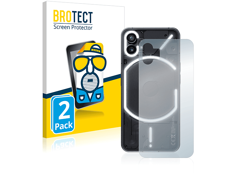 (1)) BROTECT 2x Phone Schutzfolie(für Nothing matte