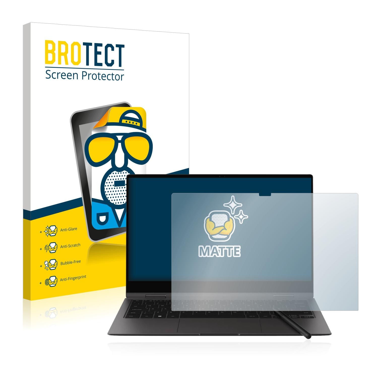 BROTECT matte Schutzfolie(für Samsung Galaxy Book2 13.3\