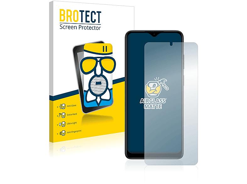 BROTECT Airglass matte Schutzfolie(für Motorola Moto E22i)