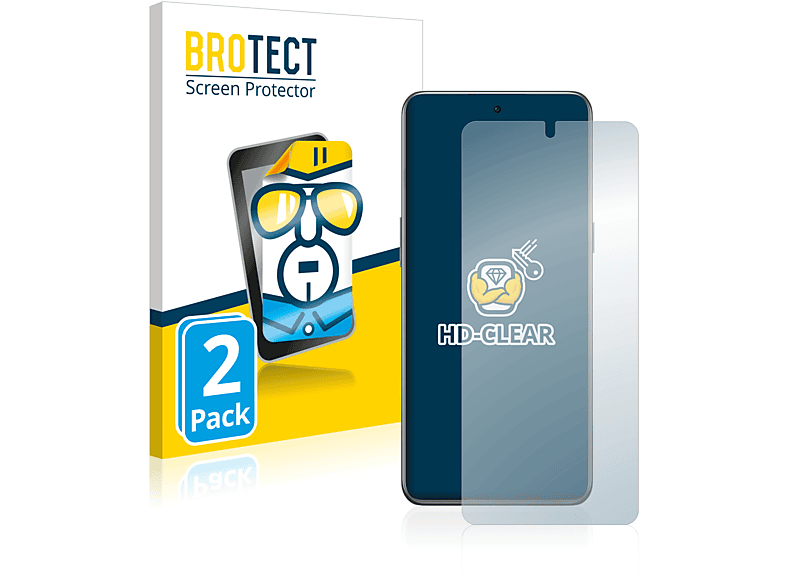 2x 10T Schutzfolie(für BROTECT OnePlus 5G) klare