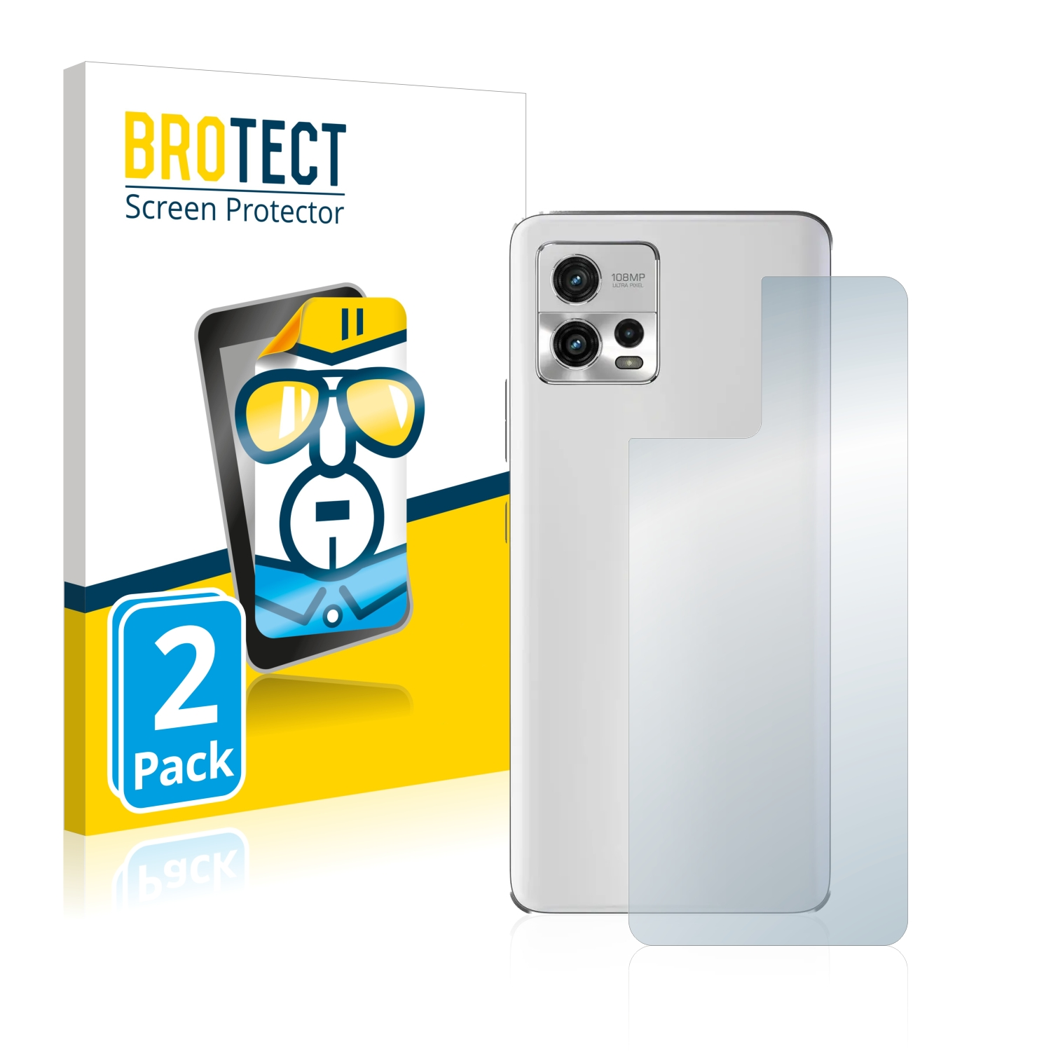 klare Moto G72) Motorola BROTECT 2x Schutzfolie(für