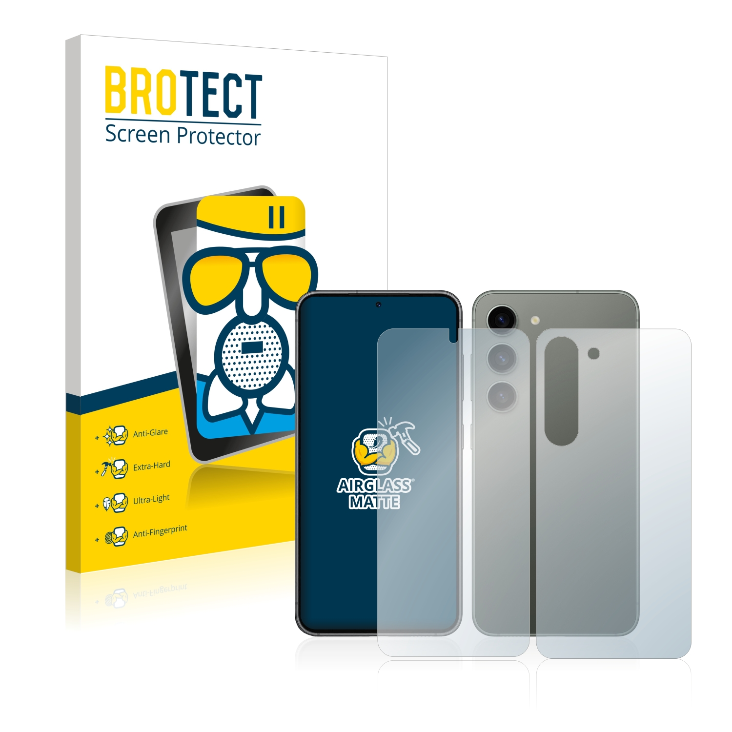 BROTECT Airglass matte Schutzfolie(für Samsung Galaxy S23)