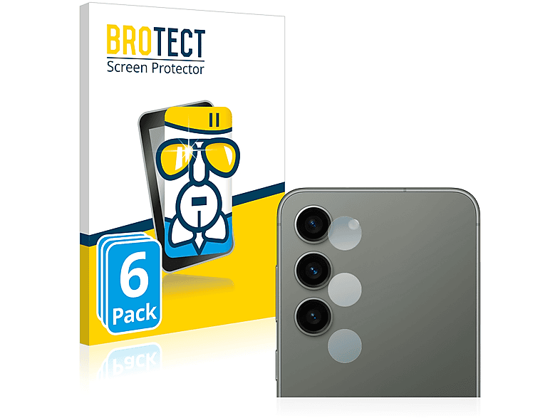 BROTECT 6x Airglass klare Schutzfolie(für Samsung Galaxy S23 Plus)