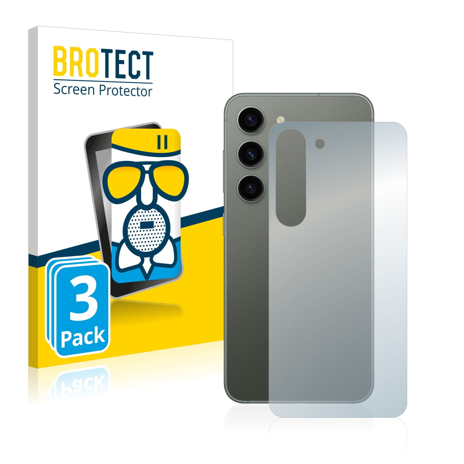 Schutzfolie(für 3x Airglass S23 matte Plus) Galaxy BROTECT Samsung