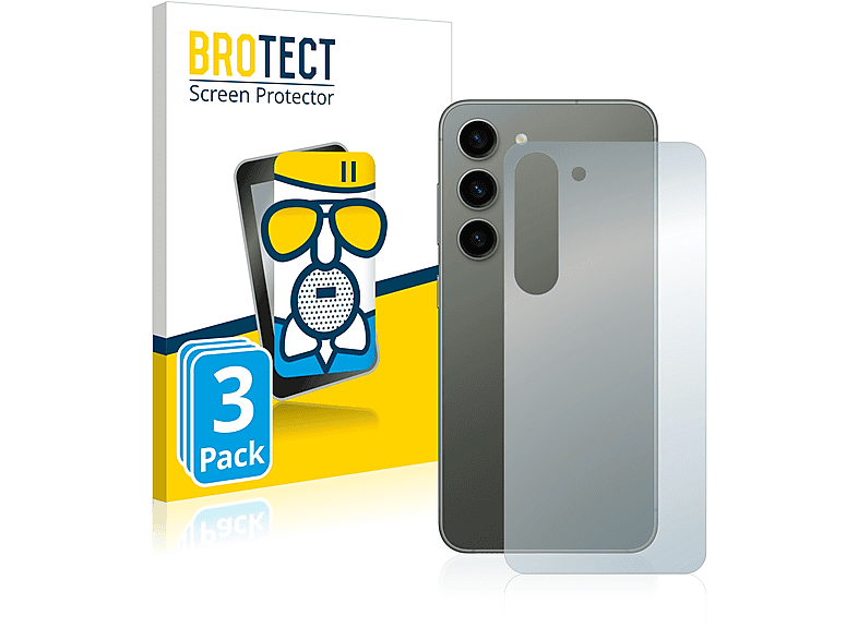BROTECT matte Schutzfolie(für S23 Samsung Plus) Airglass 3x Galaxy