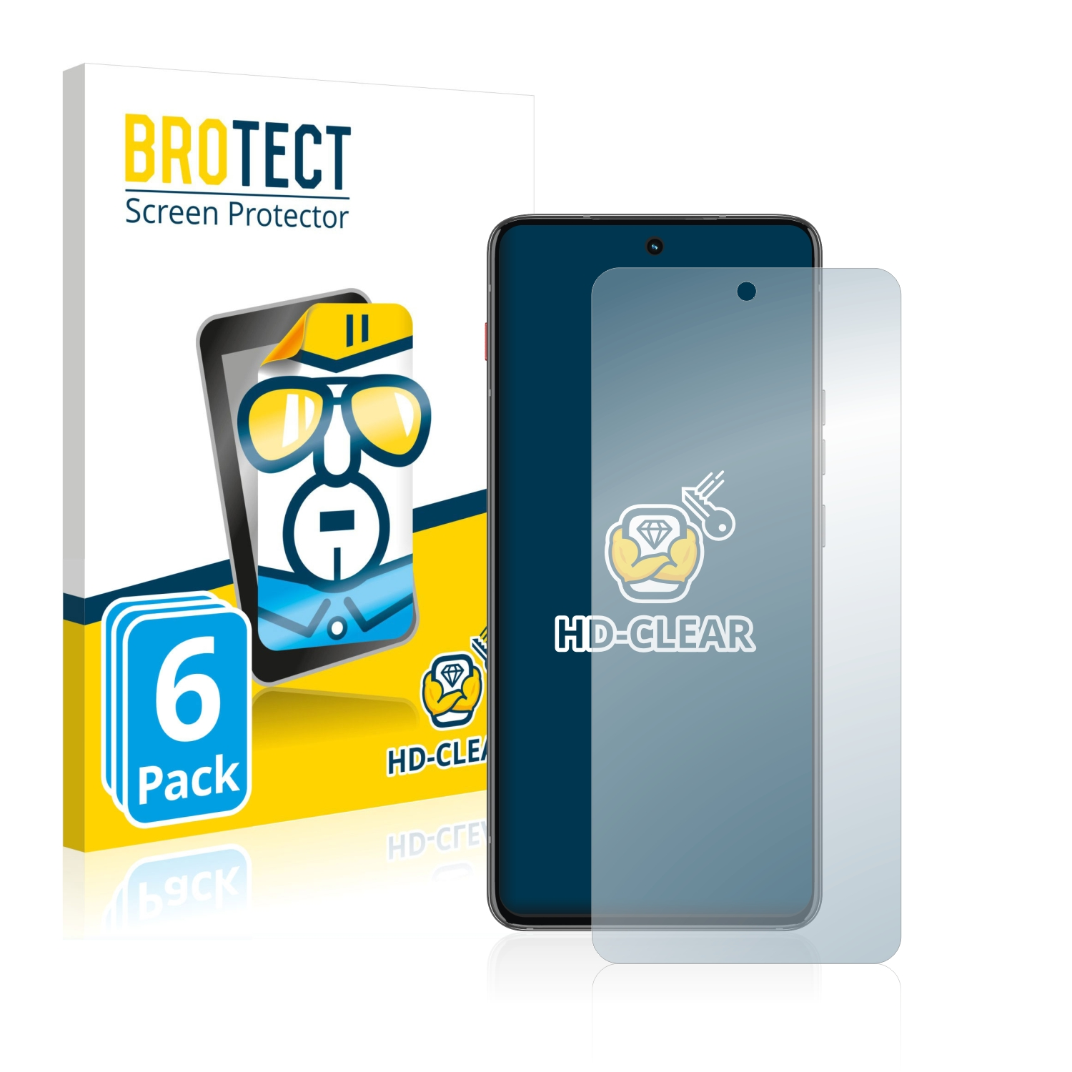 6x BROTECT klare Schutzfolie(für ThinkPhone) Motorola