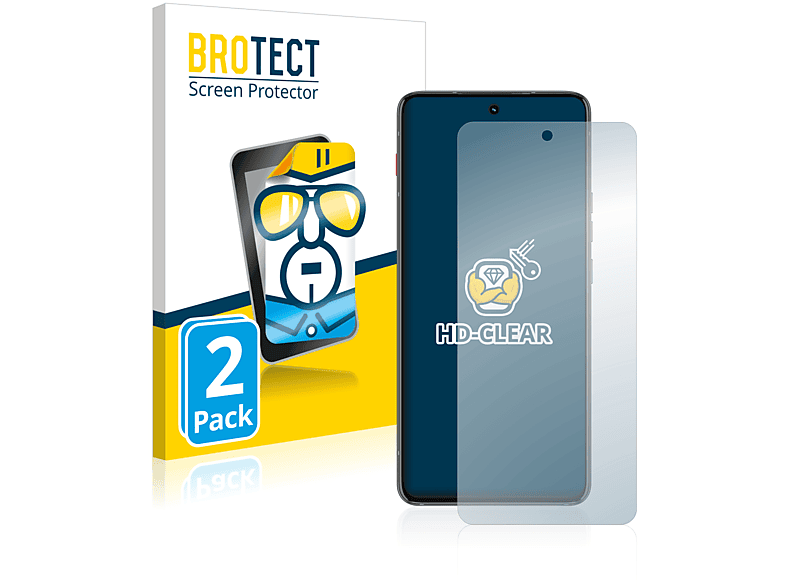 BROTECT 2x klare Schutzfolie(für Motorola ThinkPhone)