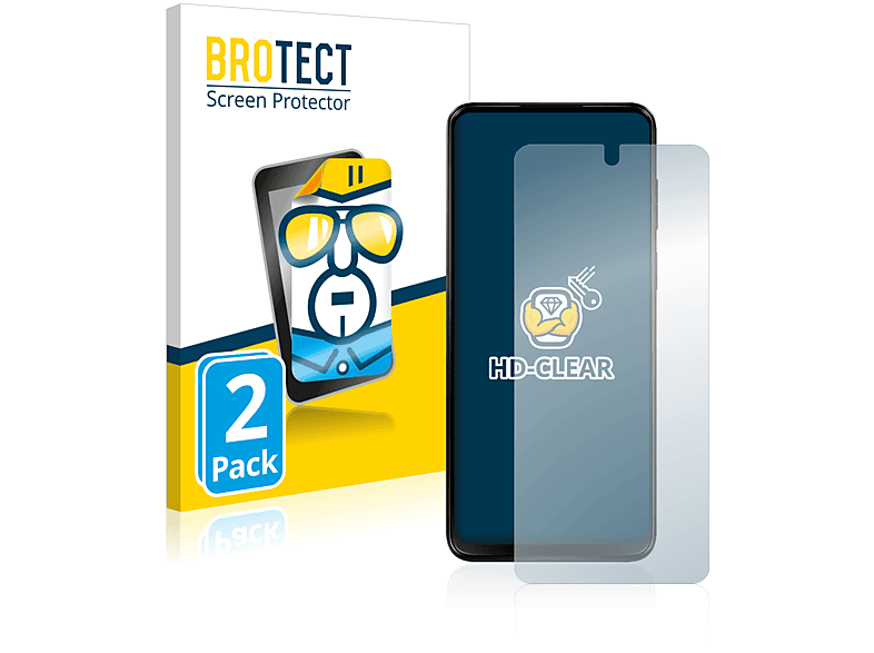 BROTECT Motorola G13) 2x Moto Schutzfolie(für klare