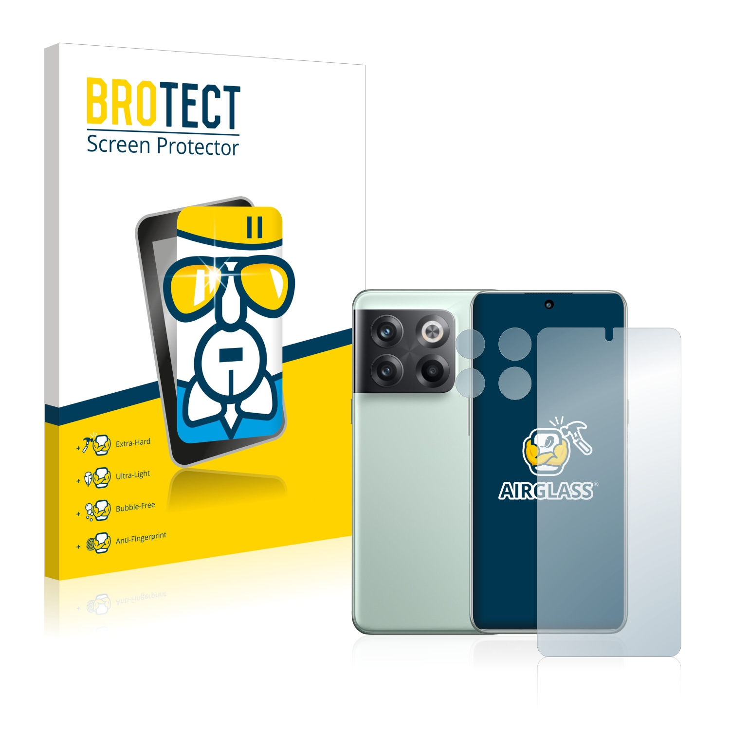 5G) OnePlus klare Schutzfolie(für BROTECT Airglass 10T
