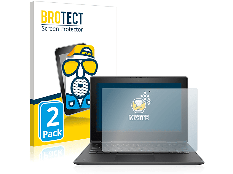 BROTECT 2x matte Schutzfolie(für HP ProBook X360 11 G5 EE)