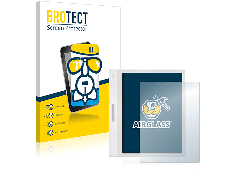 BROTECT Airglass klare Schutzfolie(für Onyx Boox Leaf 2 White Edition) | Schutzfolien & Schutzgläser