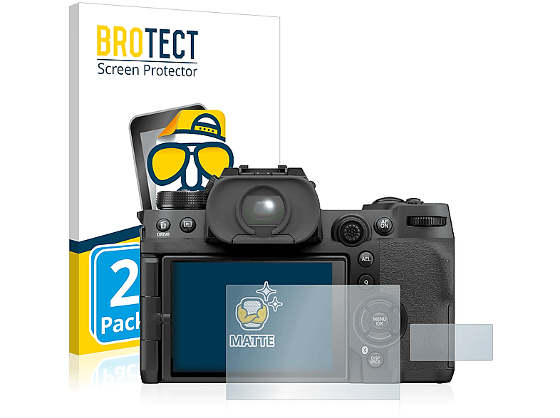 BROTECT 2x matte Schutzfolie(für Fujifilm X-H2S)
