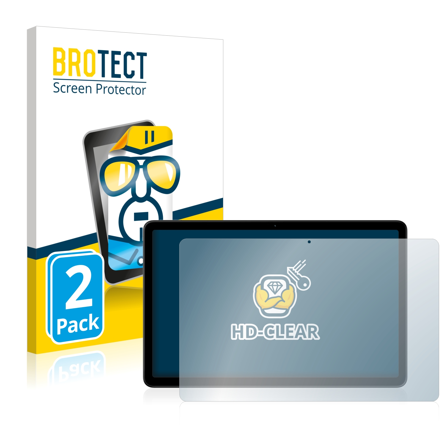 T21) 2x Nokia BROTECT klare Schutzfolie(für