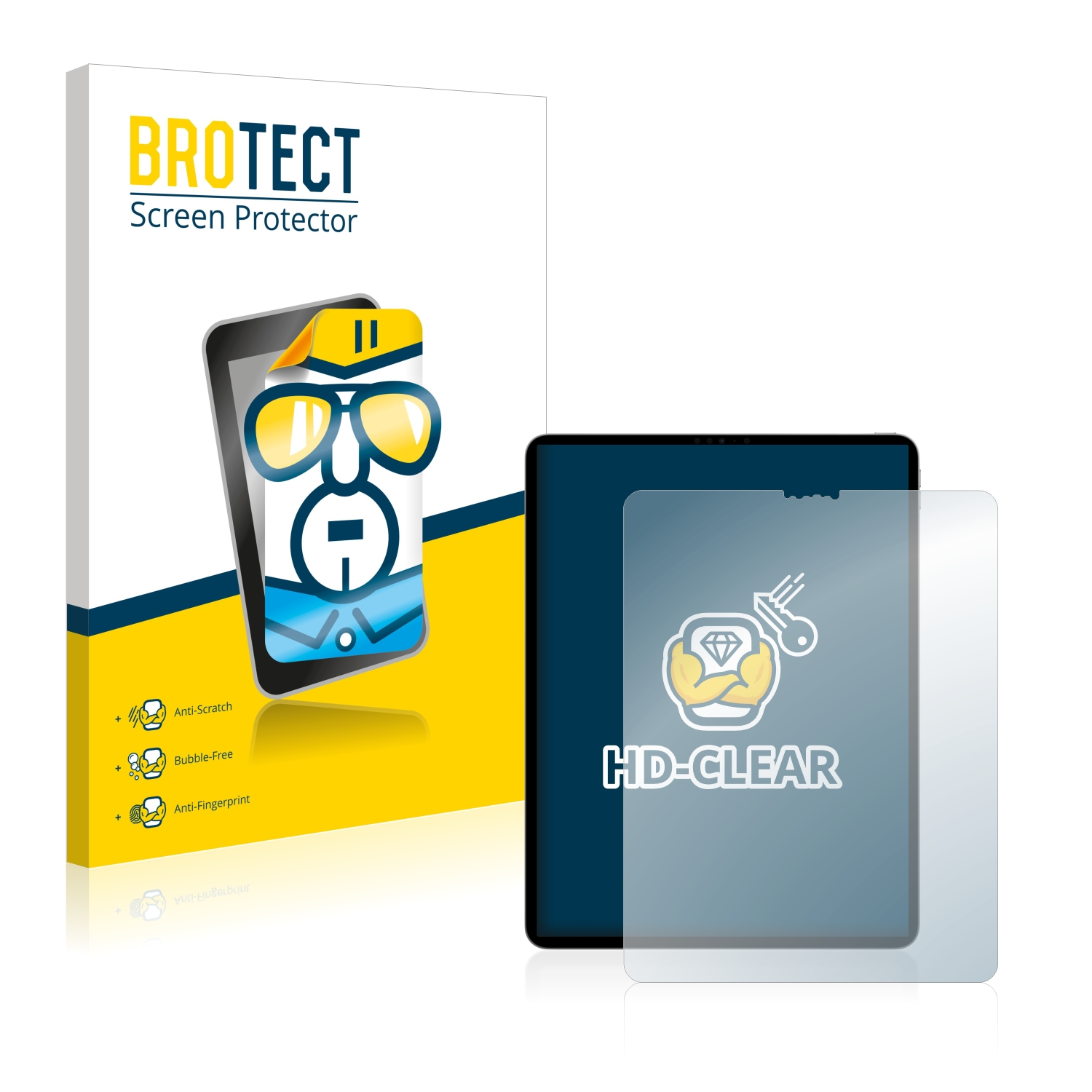 BROTECT klare Schutzfolie(für Apple iPad (6. 12.9\