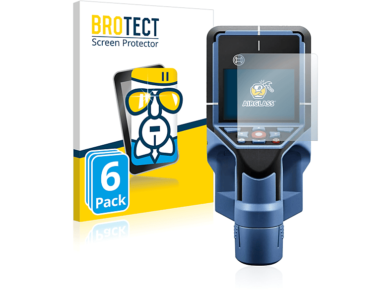 BROTECT 6x Airglass klare Schutzfolie(für C 200 D-tect Wallscanner) Bosch