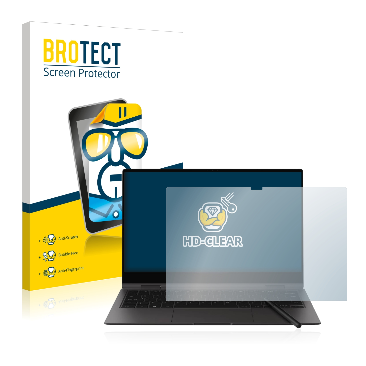 BROTECT klare Schutzfolie(für Samsung Galaxy Pro 360 Book2 13.3\