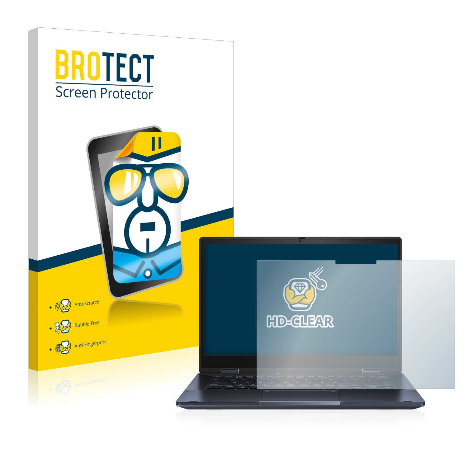 BROTECT klare Schutzfolie(für ASUS Flip) ExpertBook B3