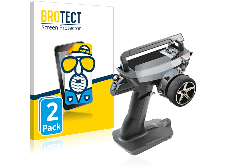 2x 5) BROTECT 44 MT Schutzfolie(für Sanwa MT / matte