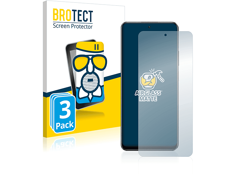 BROTECT 3x Pro) matte realme Schutzfolie(für 10 Airglass