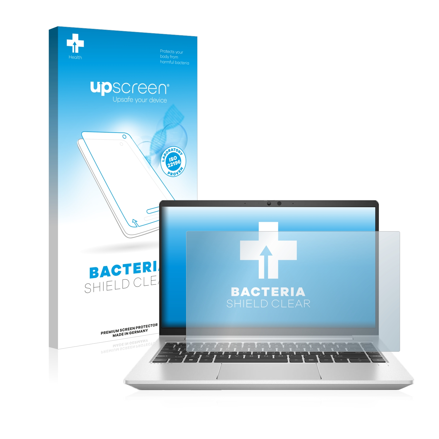 UPSCREEN antibakteriell klare Schutzfolie(für HP ProBook G8) 445
