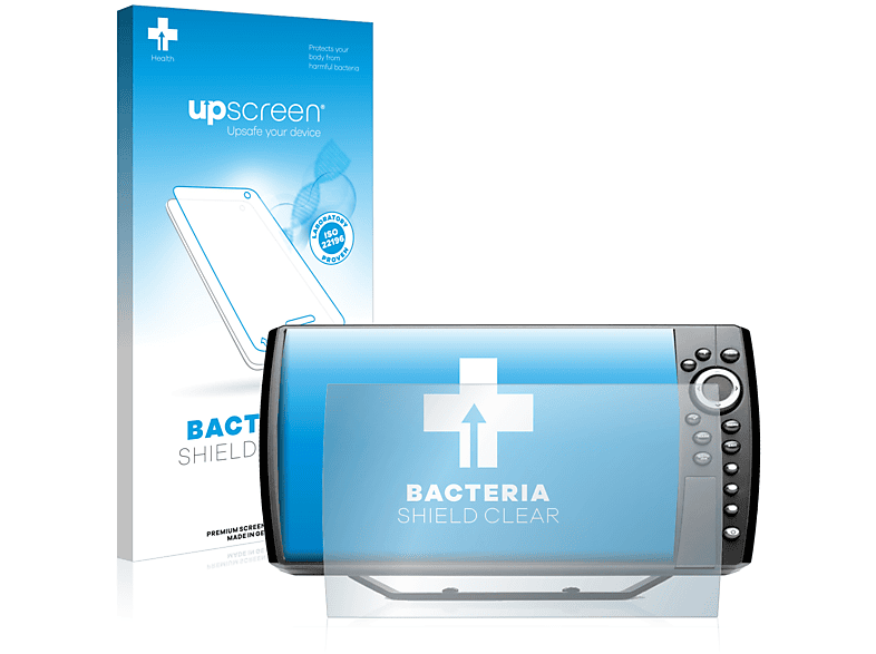UPSCREEN antibakteriell klare Schutzfolie(für Humminbird Helix 8X MDI GPS G3N)