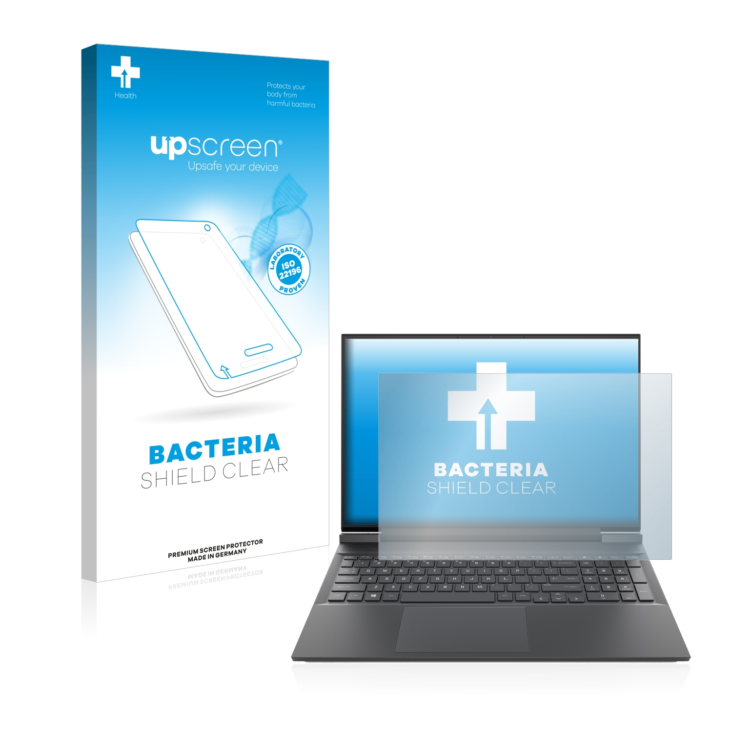 UPSCREEN antibakteriell klare Schutzfolie(für HP Victus 16-e0025no)