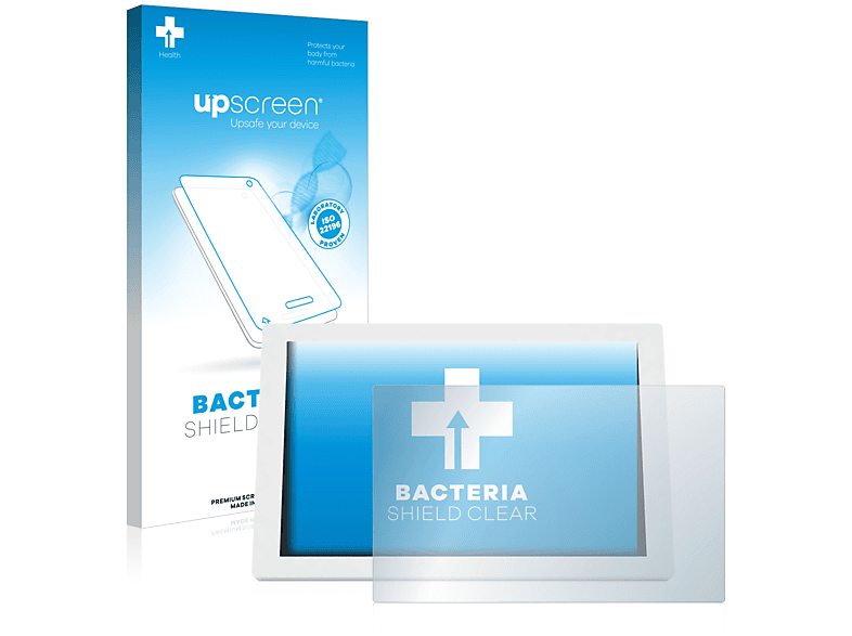 UPSCREEN Home antibakteriell klare 3) Schutzfolie(für WetterOnline