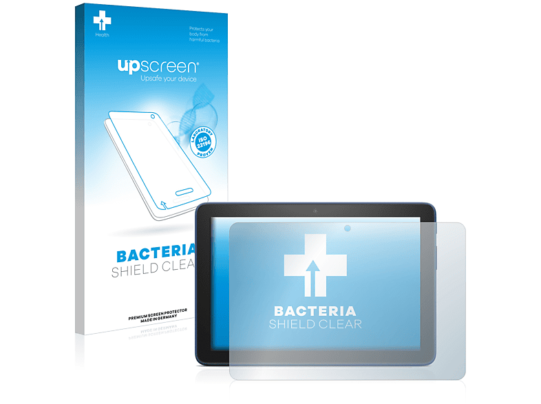 UPSCREEN antibakteriell klare Schutzfolie(für Amazon Fire HD 8 Plus 2022)