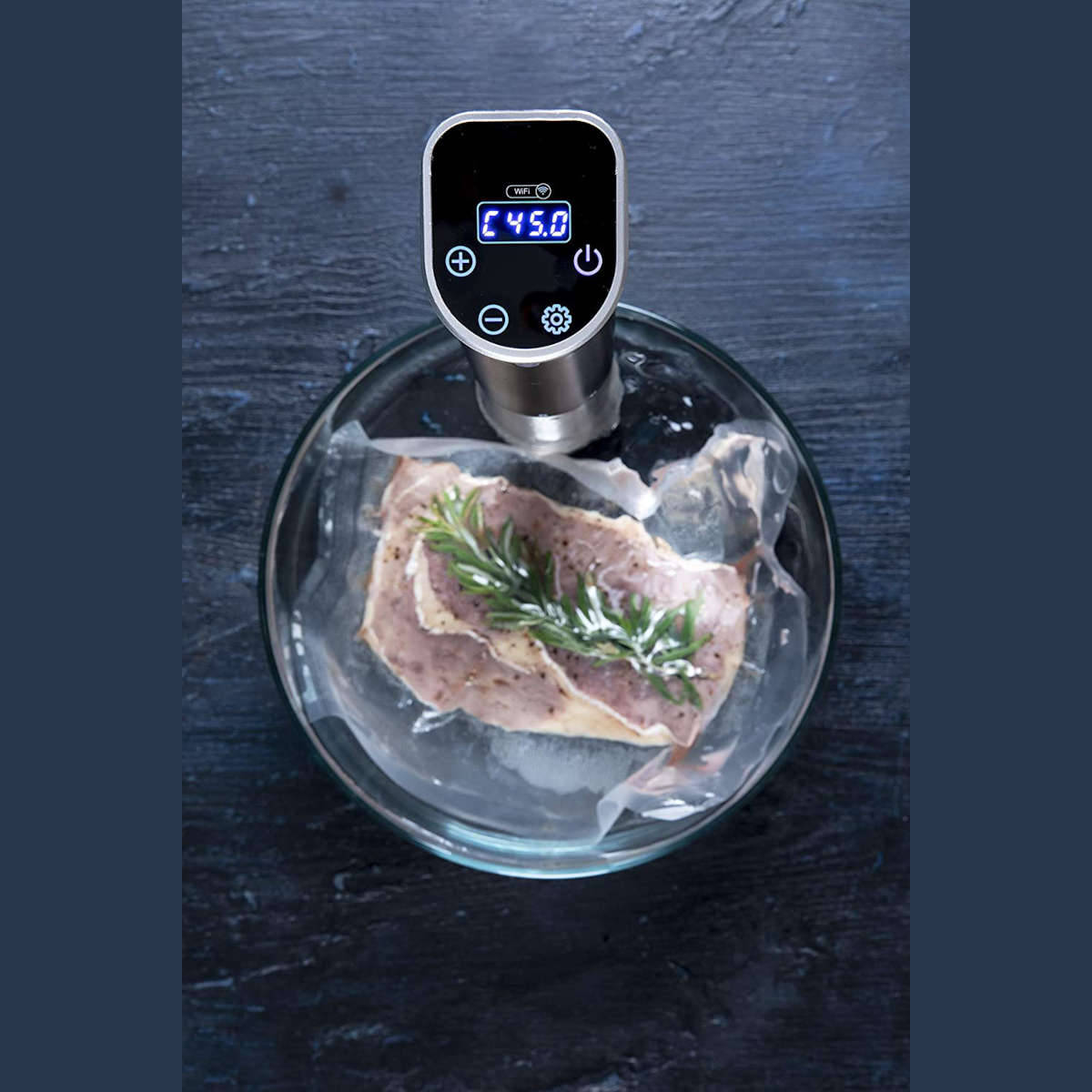 Stick (1000 Vide Sous-Vide 18310009 Watt, Schwarz) Garer GASTRONOMA Sous