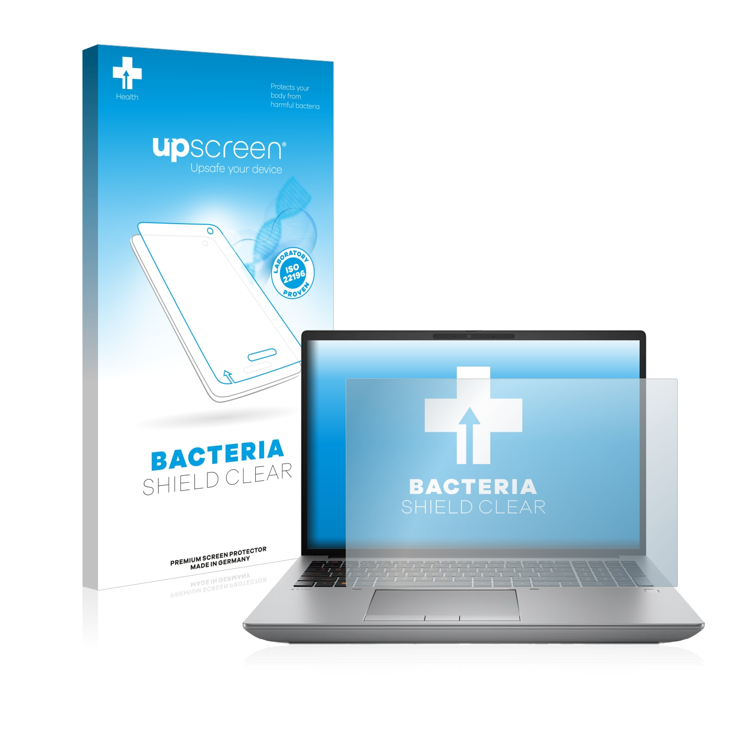 UPSCREEN antibakteriell klare Schutzfolie(für G9) HP Fury ZBook 16