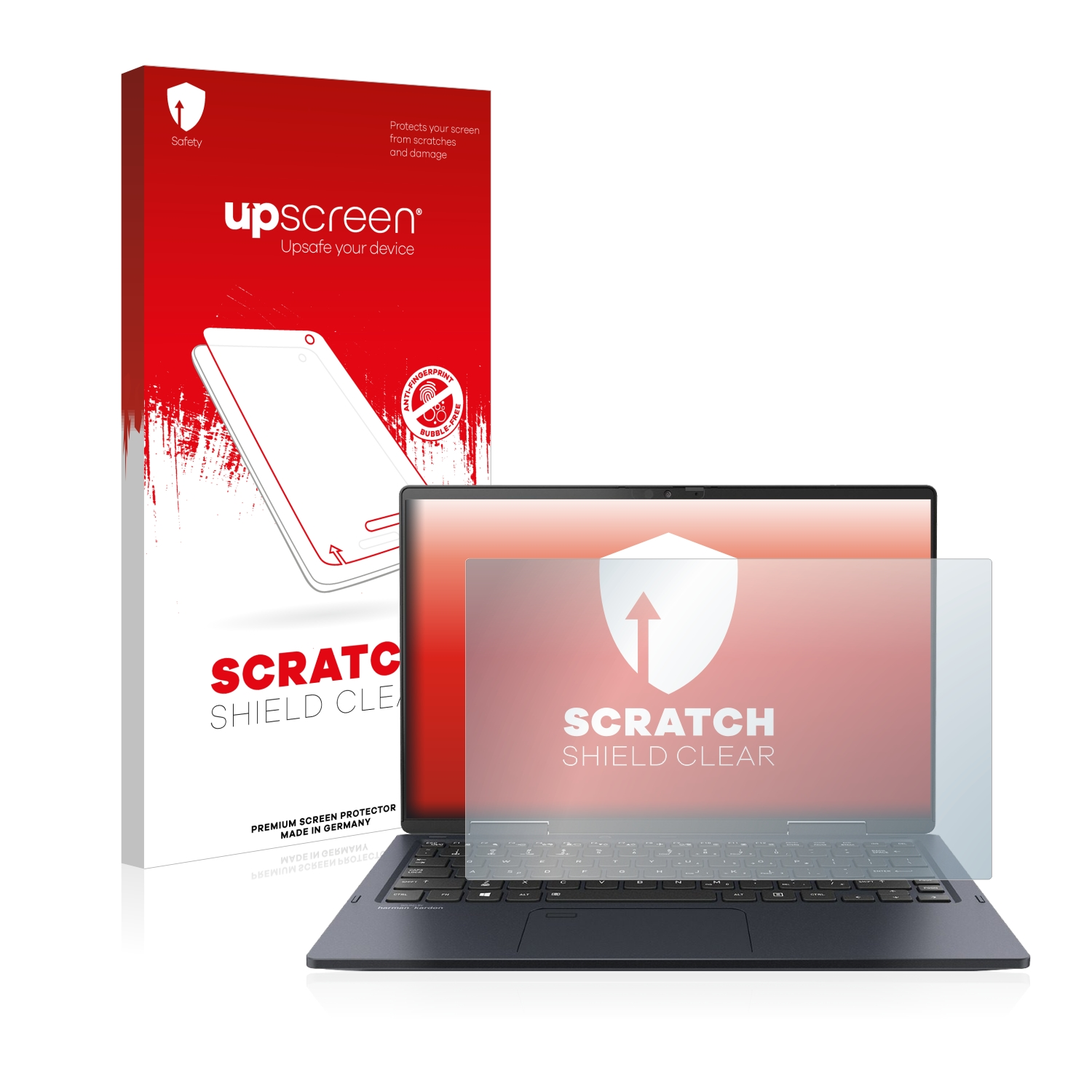 UPSCREEN Kratzschutz klare Portégé Schutzfolie(für Dynabook X40-K)