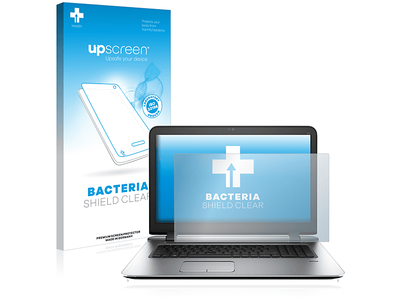 UPSCREEN antibakteriell klare Schutzfolie(für HP ProBook 470 G0)