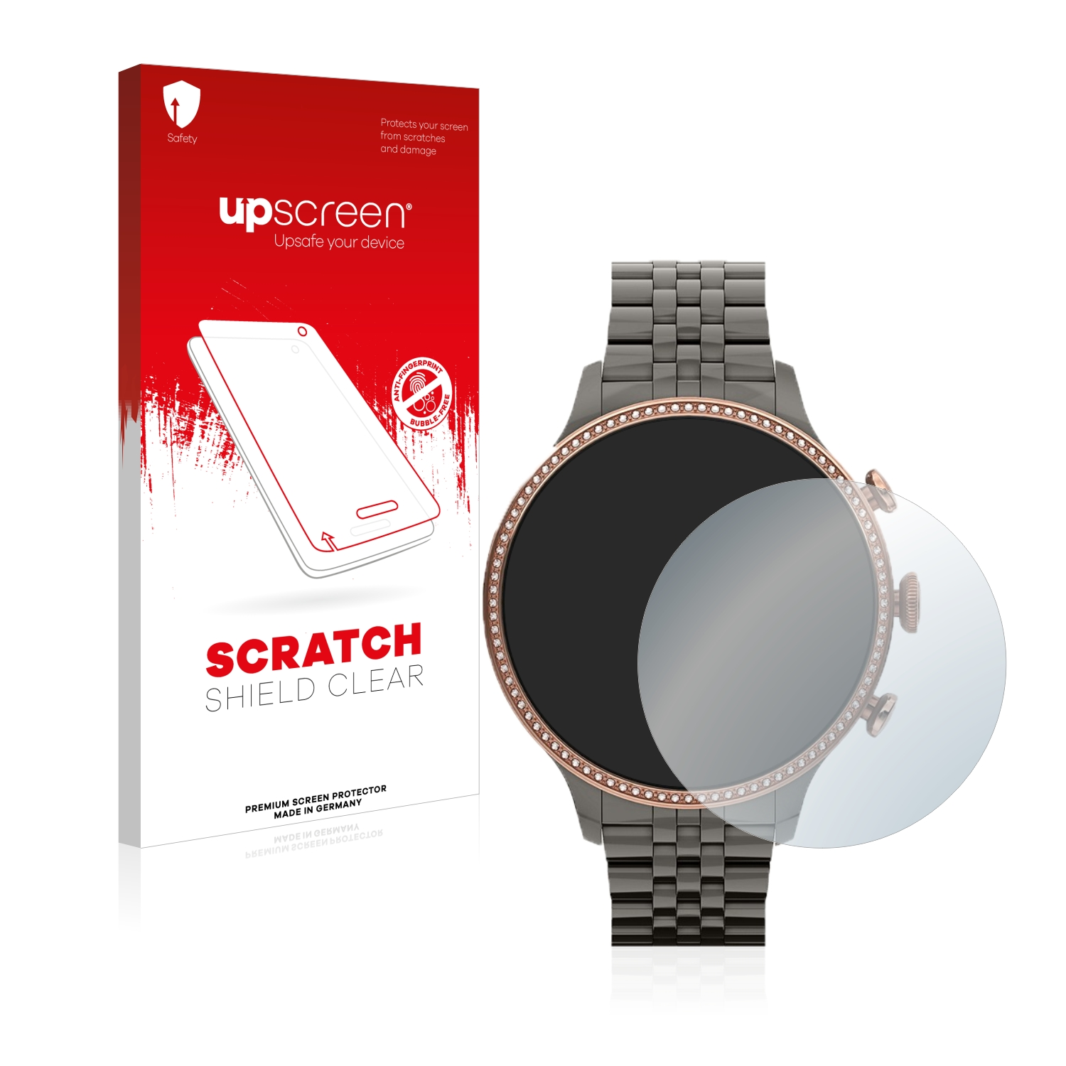 UPSCREEN Kratzschutz Fossil 6 klare (42mm)) Schutzfolie(für Gen