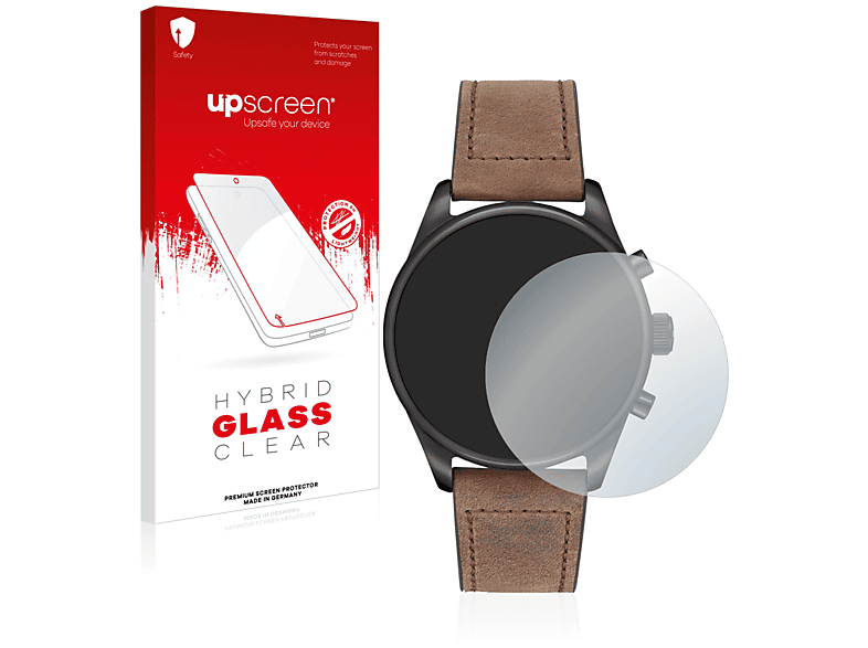UPSCREEN klare Schutzfolie(für Hugo Boss Chronograph 58114148) | Smartwatch Schutzfolien & Gläser