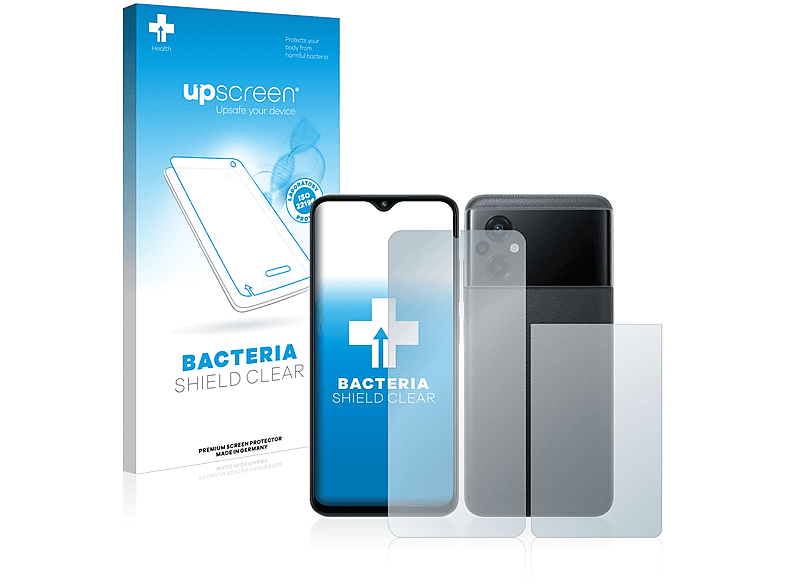 Poco Xiaomi M5) antibakteriell UPSCREEN Schutzfolie(für klare