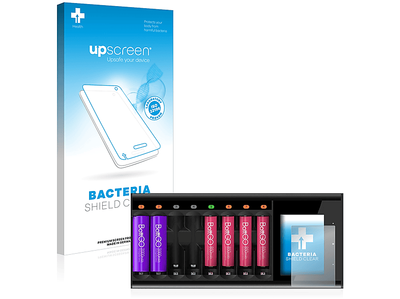 UPSCREEN antibakteriell klare Schutzfolie(für ISDT Smart Charger N8)