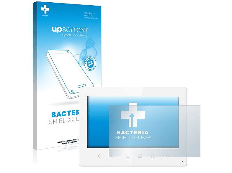 UPSCREEN antibakteriell klare Schutzfolie(für Hikvision DS-KH1200 (Innenstation))